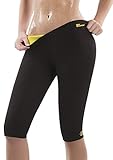 Hot Shapers Women’s Thermal Slimming Pants – High Waist Tummy Control Activewear Capris