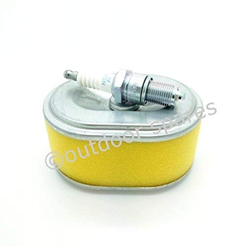 Small Engine Service Kit Included NGK Plug & Aftermarket Air Filter Compatible With Honda GX110 & GX120