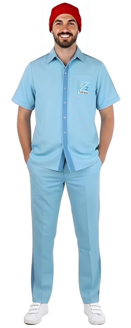 costumebase Life Aquatic with Steve Zissou Costume Halloween Uniform (Large) Blue