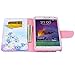 IYCK Note 4 Case, Galaxy Note 4 Case, Premium PU Leather Flip Folio Carrying Magnetic Closure Protective Shell Wallet Case Cover for Samsung Galaxy Note 4 with Kickstand Stand - Butterfly Blossom