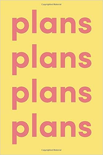 Plans 2020 Planner Modern Stylish Organizer Weekly Monthly View Yellow Pink Aesthetic Agenda Diary Journal Notebook 150 Pages 6 X 9 Planners Stylish Modern 9781691896622 Amazon Com Books