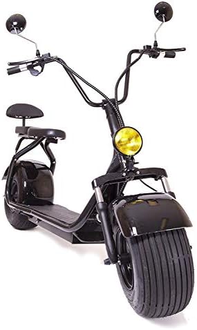 eDrift UH-ES295 2.0 30MPH Electric Fat Tire Scooter Moped with Shocks 2000w Hub Motor Harley E-Bike