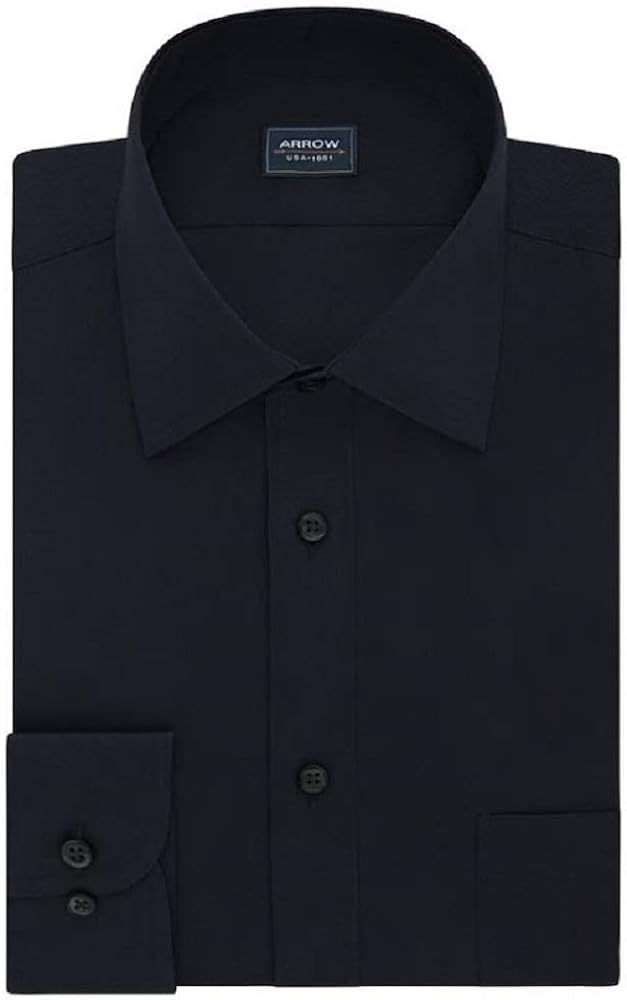 Men’s Arrow RegularFit Solid Textured Dress Shirt (1818.5