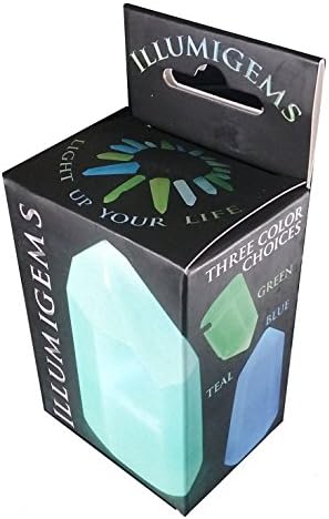 Illumigems Natural Glowing Night Light Crystal - Blue