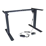 Titan Electric Motor, Adjustable Base Height Sit-Stand, Standing Desk Frame