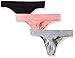 ASICS Women's Asx Thong (3-Pack), Guava Assorted, One Size
