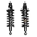OREDY Pair Rear Struts w/Coil Spring for 2001 2002 2003 2004 2005 Honda Civic Sedan Coupe (Not Si) Quick Strut Shock Absorber Assembly - 171340L 171340R