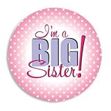 I'm a BIG SISTER Announcement BUTTON/PINK Pin 2