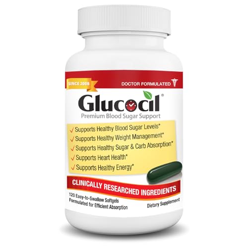 Glucocil – Softgels - Premium Blood Sugar Support - New Clinical Study Published March 2026-3 Million Bottles Sold - Supports the 3 Essentials for Healthy Blood Sugar - Since 2008