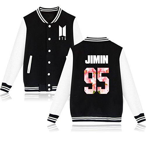 KPOP BTS New Logo Jacket Bangtan Boys Unisex Baseball Jacket JIN SUGA JIMIN V