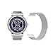 for Michael Kors Access Sofie Band, FRGNIE Milanese Stainless Steel Fully Magnetic Closure Mesh Replacement Strap for MK Access Smartwatch Sofie Gen 2 / Runway (Silver)