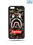 SUPREME SHARK FACE BAPE BUMPER PHONE CASE IPHONE 6 PLUS/6S PLUS