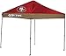Rawlings NFL Instant Pop-Up Canopy Tent with Carrying Case, 9x9, San Francisco 49ers, Red