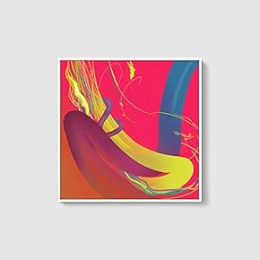 Framed Canvas Wall Art for Living Room, Bedroom Abstract Canvas Prints for Modern Home Decoration Ready to Hang - 16"x16" inches