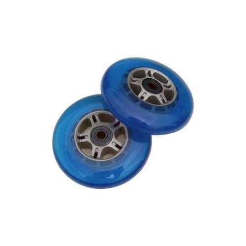 TGM Skateboards 2 Scooter Wheels with ABEC 7 Bearings for Razor Scooter 100mm