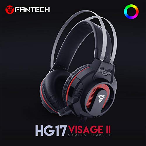 Harpi Surround Sound Gaming Headset Stereo Over The Ear LED Headphones with Mic for Laptop for PUBG