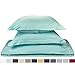 Nestl Twin Duvet Cover Set - Soft Double Brushed Light Blue Duvet Cover Twin/Twin XL, 2 Piece, with Button Closure, 1 Duvet Cover 68x90 inches and 1 Pillow Sham