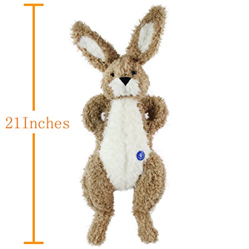 Stuffed Bunny Animals Lovely Baby Rabbit Stuffed Animal With Floppy Ears Cuddly Large Bunny Rabbit Plush Toy Giant Fluffy Durable Soft Easter Gifts For Kids 21"