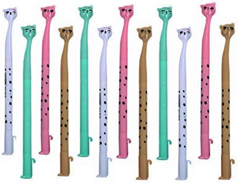 12 PCS Creative Animal Expression Pen gel ink pen Kawaii Pen,Cute Stationery Gifts Office School Supplies kids drawing Pen Gifts for Boys and Girls students Any Party Wirtting