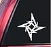 Metallica Ninja Star Vinyl Decal Sticker - White - 6 inch size by ShadowMajik