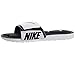 NIKE Men's Solarsoft Comfort Slide Sandal, Black/White 11 D(M) US