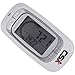 IceFox Walking 3D Pedometer with Clip and Strap,30 Days Memory,Best Accurate Step Counter,Walking Distance Miles and Km,Calorie Counter,Daily Target Performance Monitor,Exercise Time(Black)