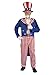 Rubies Mens Patriotic Uncle Sam Costume Party Supplies, Red/White/Blue, Medium US for themed parties and Halloween