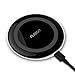 Wireless Charging, PLESON Wireless Charger [Ultra Slim] [Sleep-Friendly] Qi Wireless Charging Pad Stand for Samsung Galaxy S9 Plus S9+ S9 Note 8/5 S8 Plus S8+ S7 Edge S6 Edge Plus iPhone X 8 Plus 8
