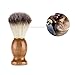 Razor Brush, Men Shaving Bear Brush Best Badger Hair Shave Wood Handle Razor Barber Too