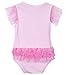 Infant Kids Baby Girls Romper Jumpsuit Bodysuit Clothing Outfits Pink Set 0-24M
