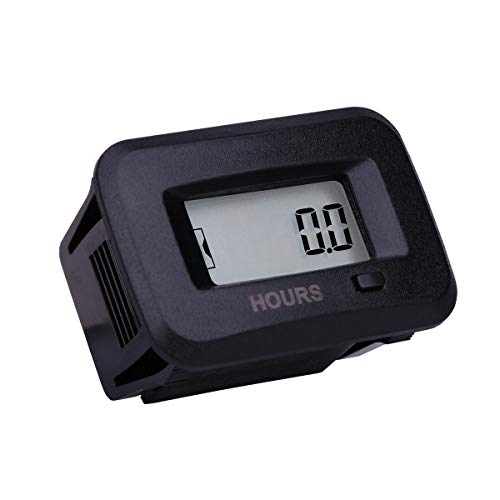 SEARON Digital Inductive Engine Hour Meter and AC/DC Hour Meter of 5-277 Volt for Generator Motocross Tractor Cultivator ATV Trailer Sprayer Compressor Robot Milking Trimming
