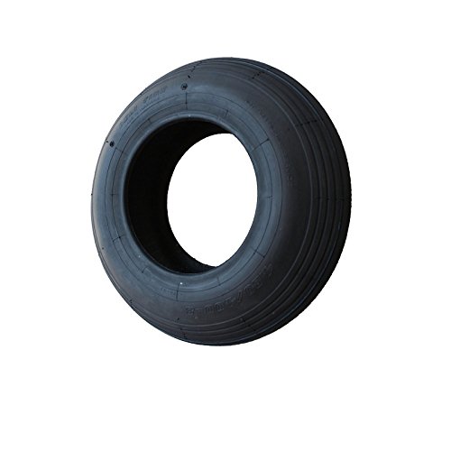 SET Reifen+Schlauch 400x100 4.80/4.00-8 Rillen Profil PR4-Lagen Tragfähigkeit 305 kg – Bild 3