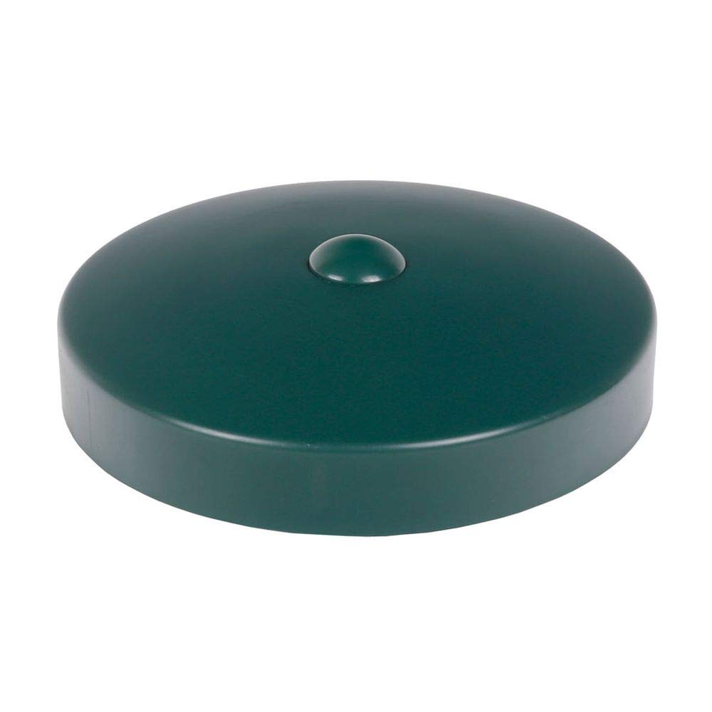 Post Cap Green Round Plastic - Choice of Size and Quantity, Green