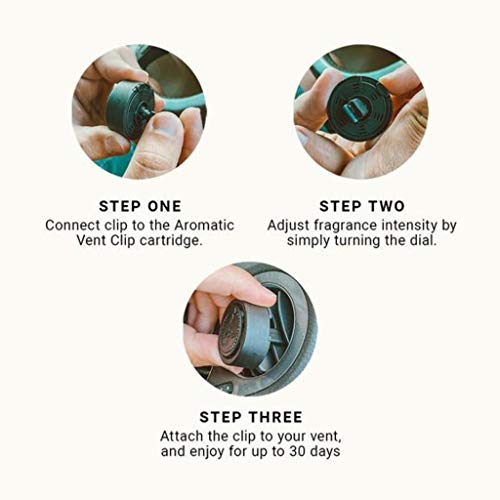 VOTIVO Aromatic Highly Fragranced Auto Vent Clip Car Air Freshener