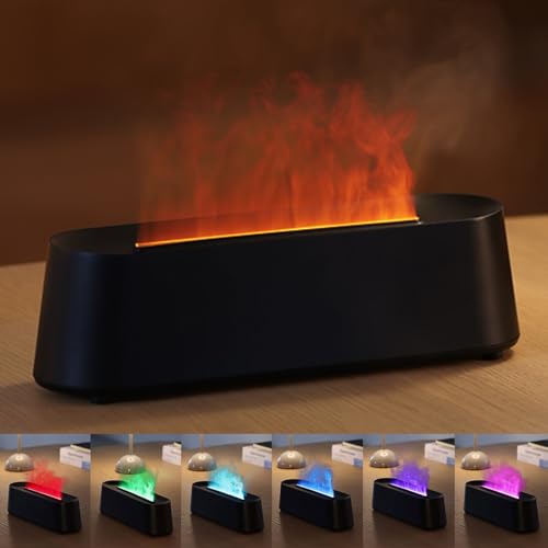 YALEDI Fireplace Flame Essential Oil Diffuser