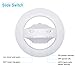 Motion Sensor Night Light, ANTEQI UFO Flexible Step Light Portable LED for Kids Magnetic Closet Light 360°Rotating Wall Lamp With Rechargable USB (White light)
