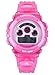 FORESEEX Kids Girls FSX-519G Water Resistant with Back Light Alarm Digital Sports Wrist Pink Watch