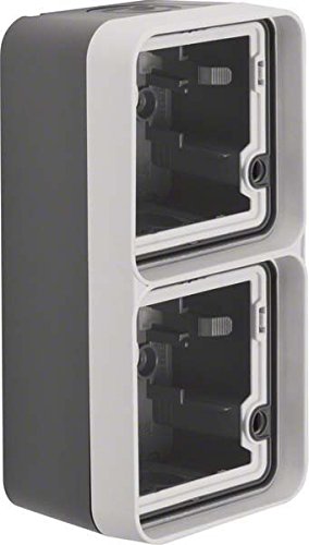 Berker Housing with frame 6719333505 cable entry LGR W.1 surface-mounted housing 4011334390091
