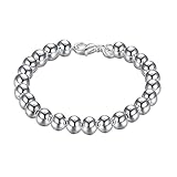 Ingooood Valentines Gifts,925 sterling silver Fashion beads bracelets&bangle forWomen