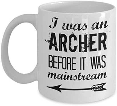 Archery Mug Funny Archer Target Before it was Mainstream Arrow Sport Coffee Mug as Seen on Shirt