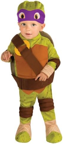 Teenage Mutant Ninja Turtle Costume, Kids Donatello Toddler Outfit, Toddler, Age 1 - 2 years, HEIGHT 2’ 11” - 3’ 4"
