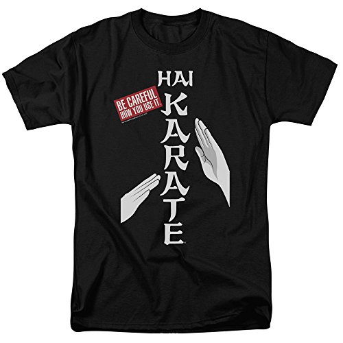 Hai Karate Mens Aftershave Body Product Be Careful Adult T-Shirt Tee Large