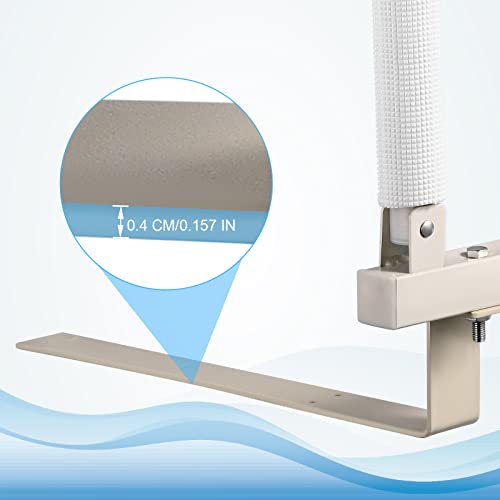 Helangel Elderly Folding Bed Rail Elderly Bed Rail for Elderly Bed Protection Barrier for Hospital Disabled 97 x 40 cm