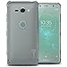 CoverON Slim Fit TPU Rubber FlexGuard Series for Sony Xperia XZ2 Compact Case, Clear