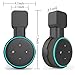 Outlet Wall Mount Holder for Dot 3 Speaker, A Space-Saving Solution for Your Smart Home Speakers, Clever Dot Accessories with Cord Arrangement Hide Messy Wires (Black)