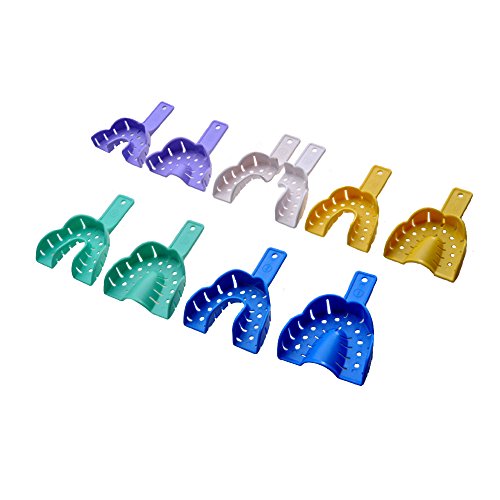 Oral Instrument Professional Dental Impression Tray Tooth Whitening Trays Total 10Pcs