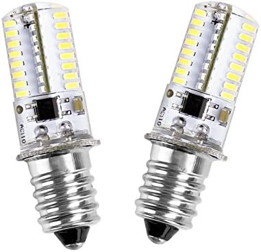 IMINOVO 2.4 W 110V Cool white led light bulb E14 10 pcs waterproof silicone replacement halogen bulb Ceilling lamp kitchen SMD 3014