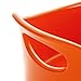 Rachael Ray Stoneware 4.25-Quart Casseroval Covered Baking Dish, Orange