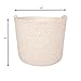 Luxurious Woven Cotton Rope Basket | Decorative, Elegant & Durable Wicker Laundry Bin | Ergonomic & Multipurpose White Blanket Storage Hamper | Stylish & Practical Nursery Organizer