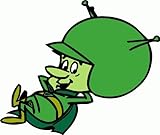 The Flintstones The Great Gazoo Cartoon Car Bumper Sticker Decal 5
